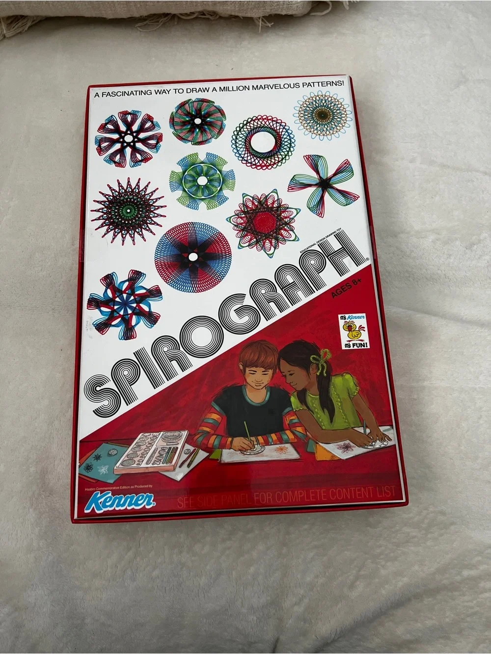 Spirograph Deluxe Set Educational Design Drawing Patterns Toy Age 8+